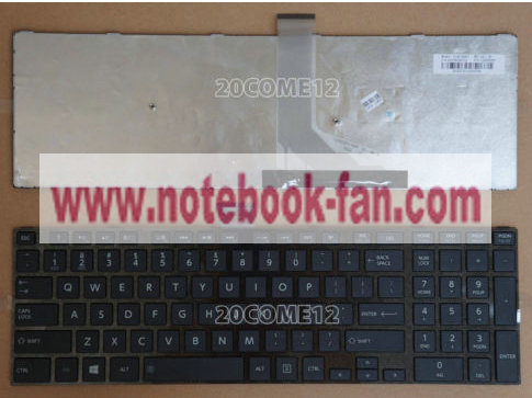 Toshiba Satellite C75-A C75D-A C75dt-a C75t-A Keyboard US WITH F - Click Image to Close